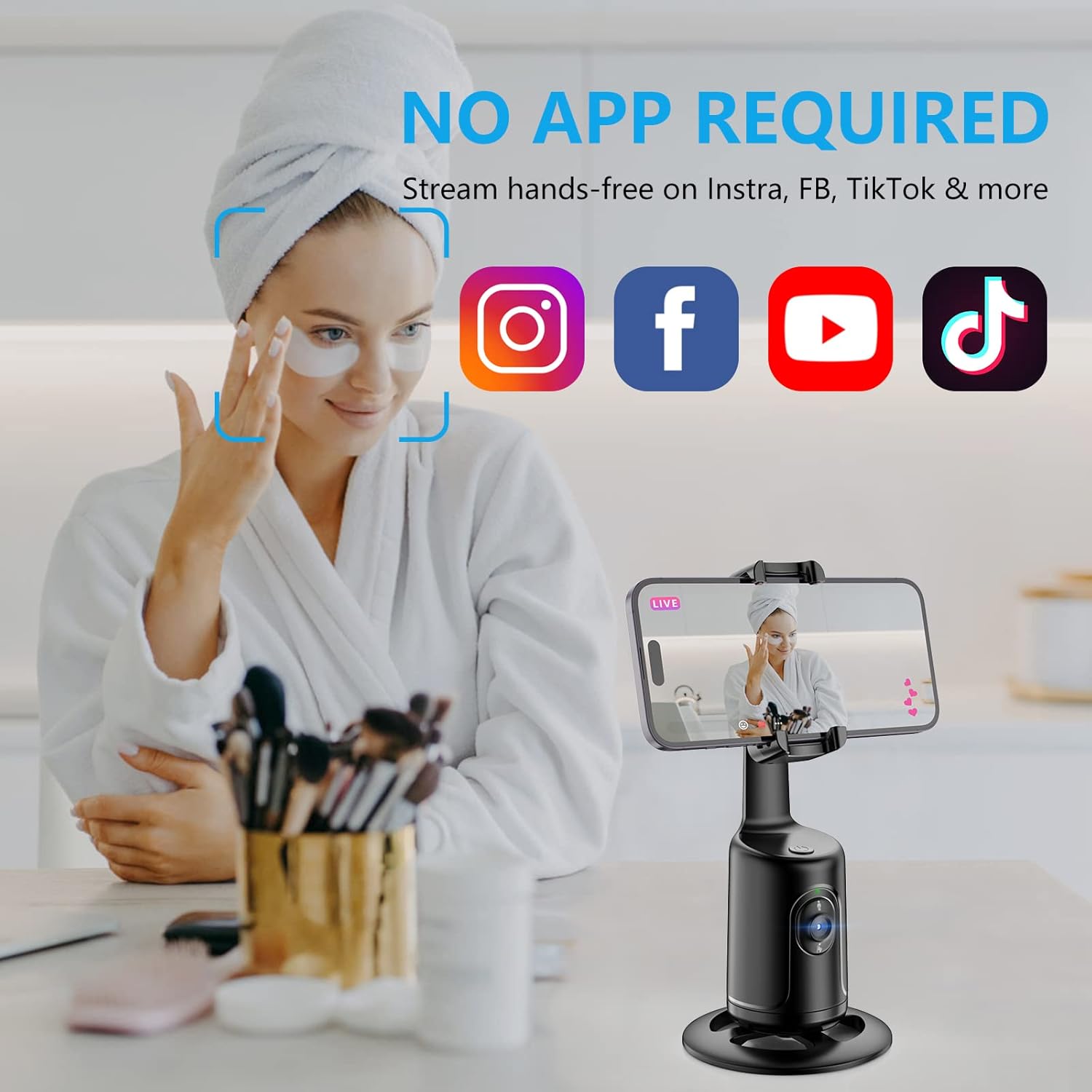 Loft Shelf – Smart 360° Face Tracking Tripod