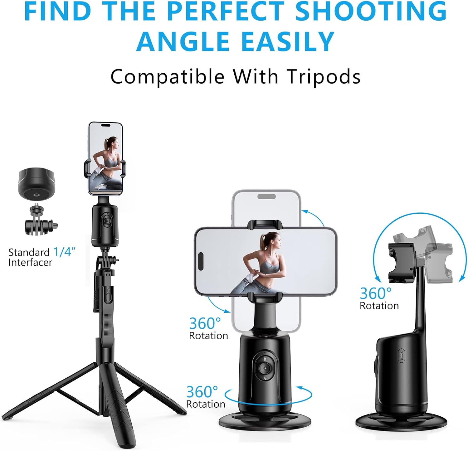 Loft Shelf – Smart 360° Face Tracking Tripod