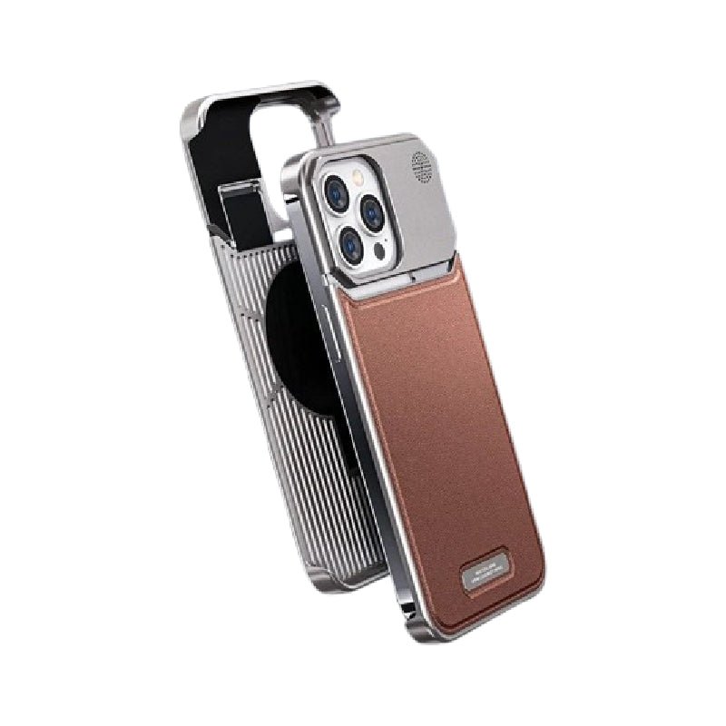 Loft Shelf – Stylish Leather Aluminum Phone Case