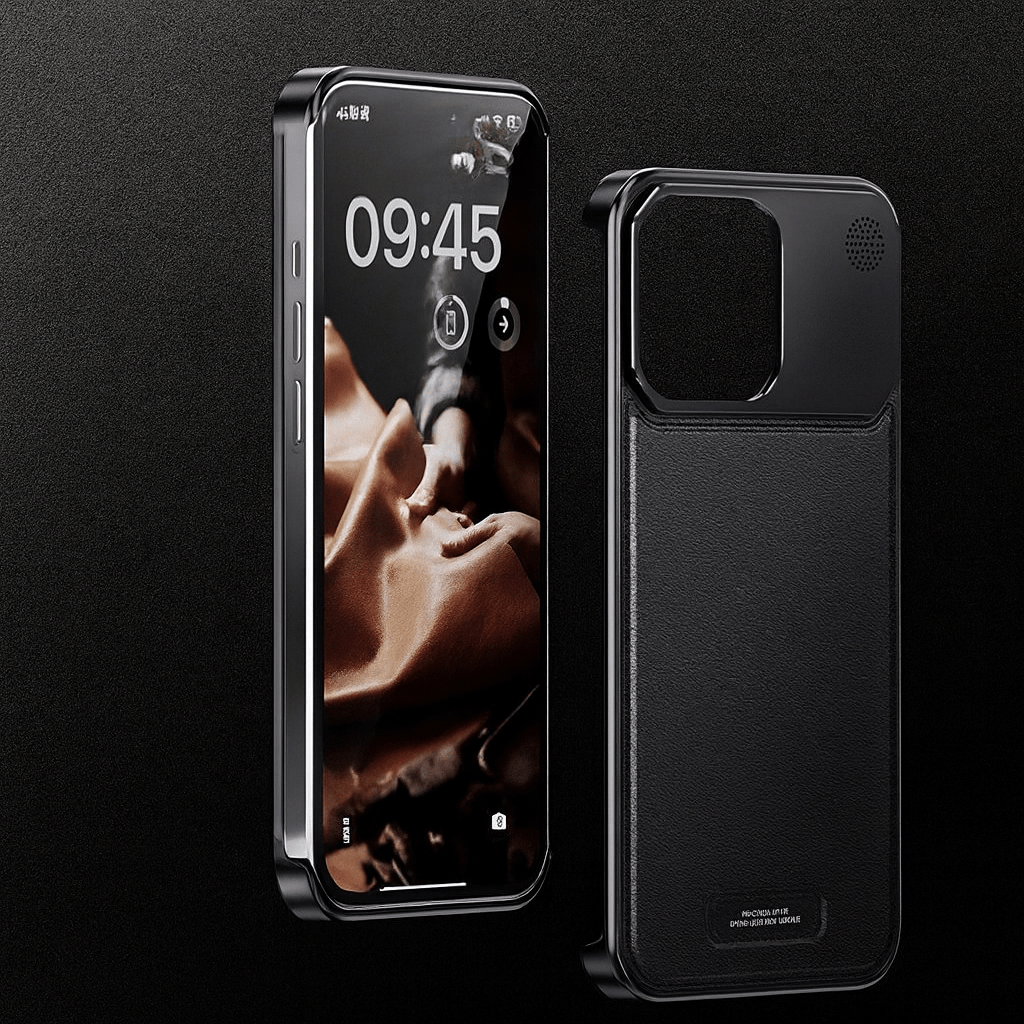 Loft Shelf – Stylish Leather Aluminum Phone Case