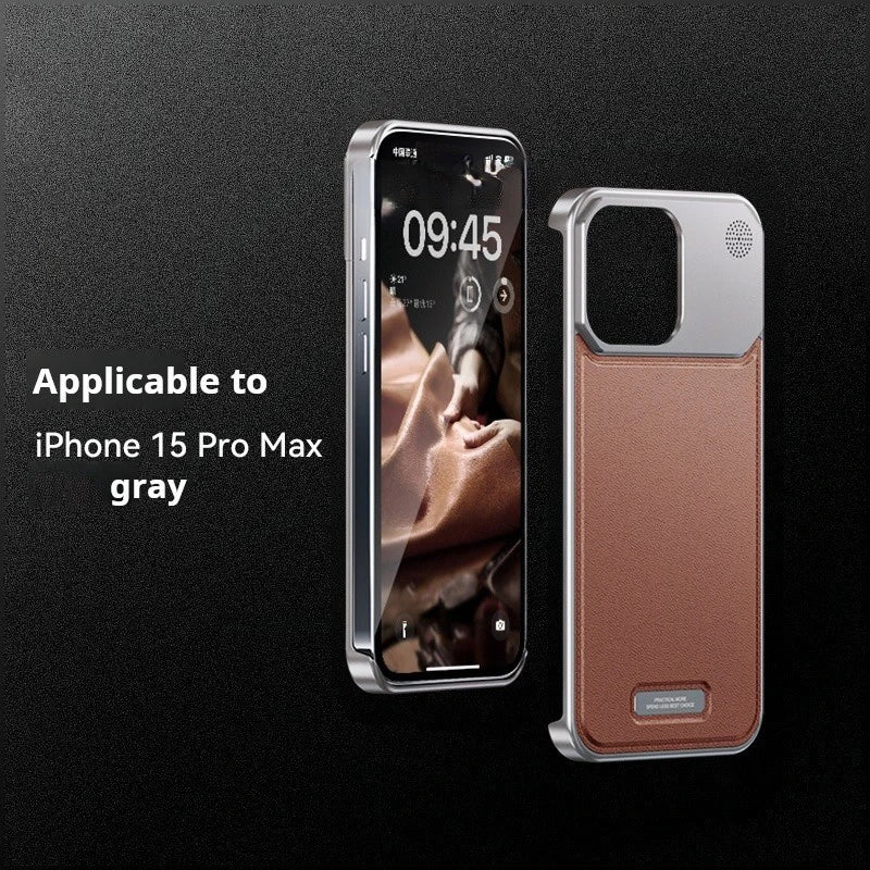 Loft Shelf – Stylish Leather Aluminum Phone Case